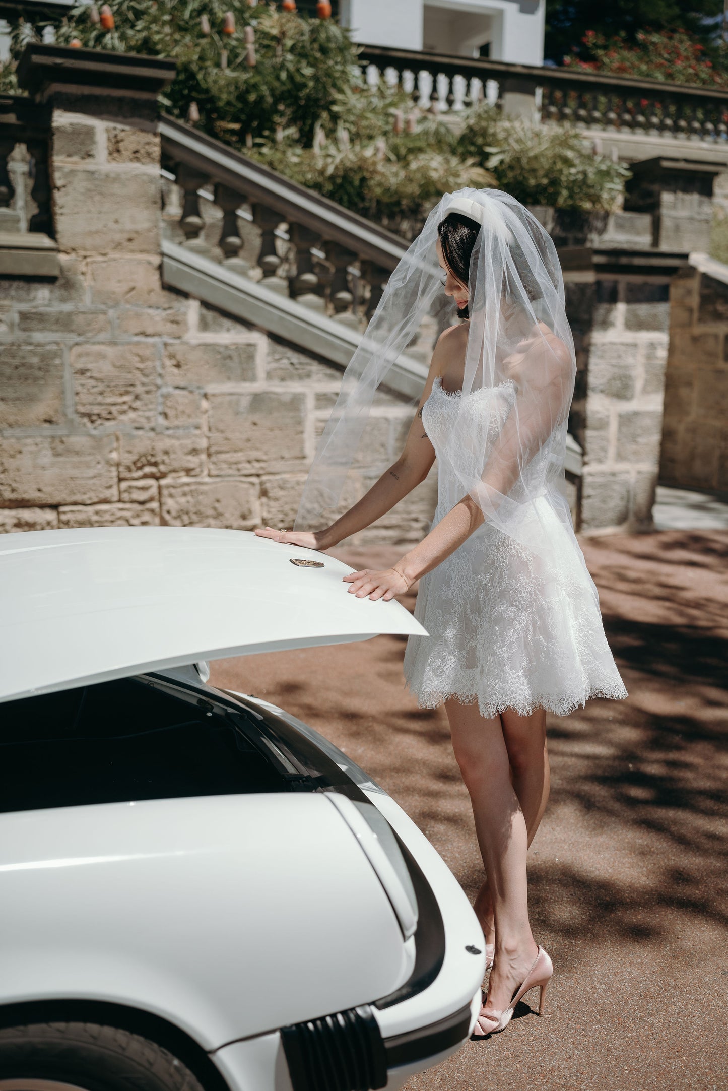 Headband veil