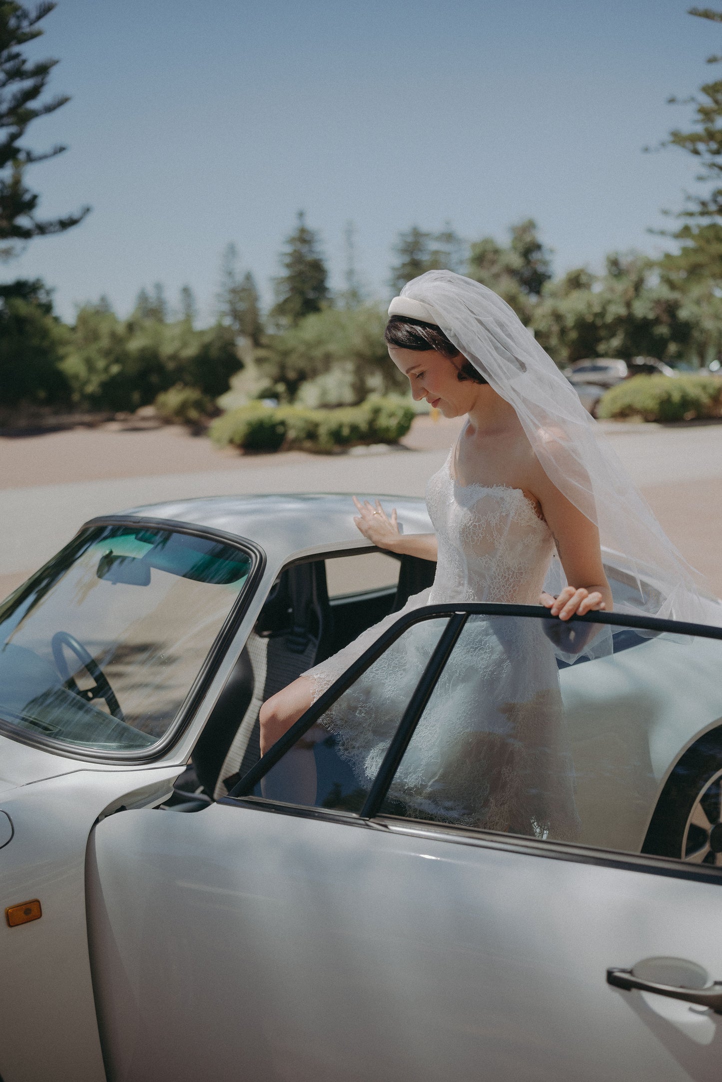 Headband veil