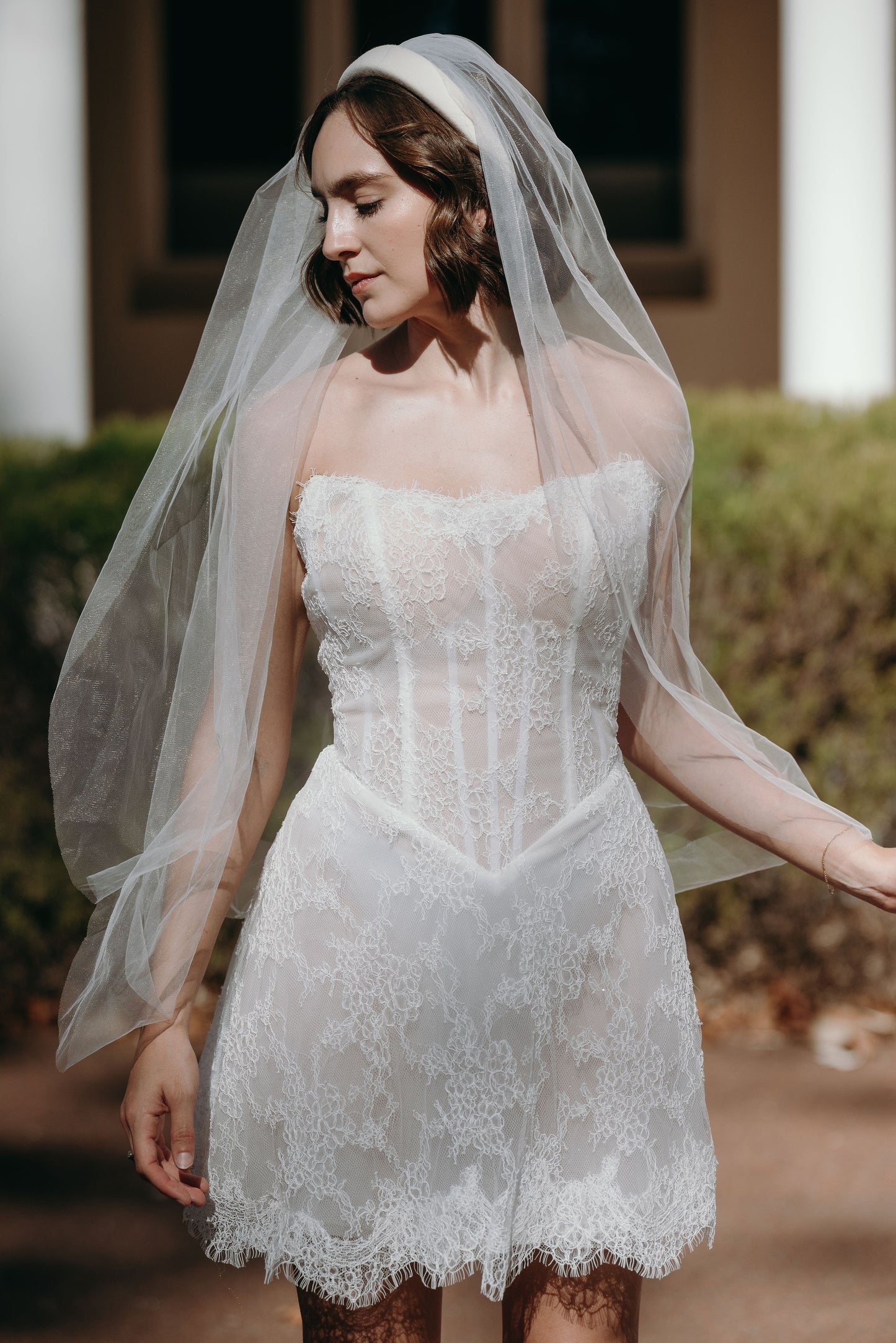 Headband veil