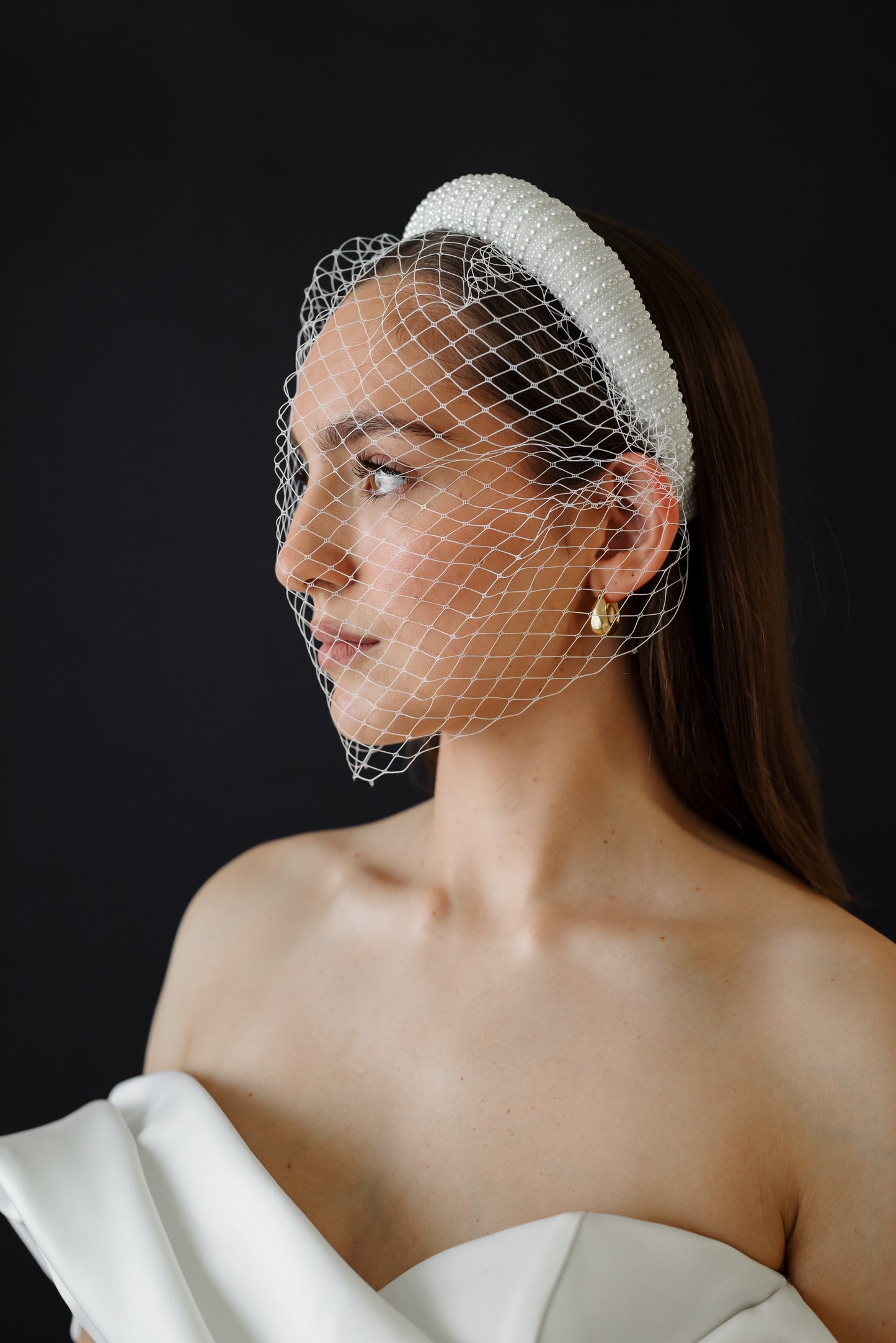 Elliott birdcage veil