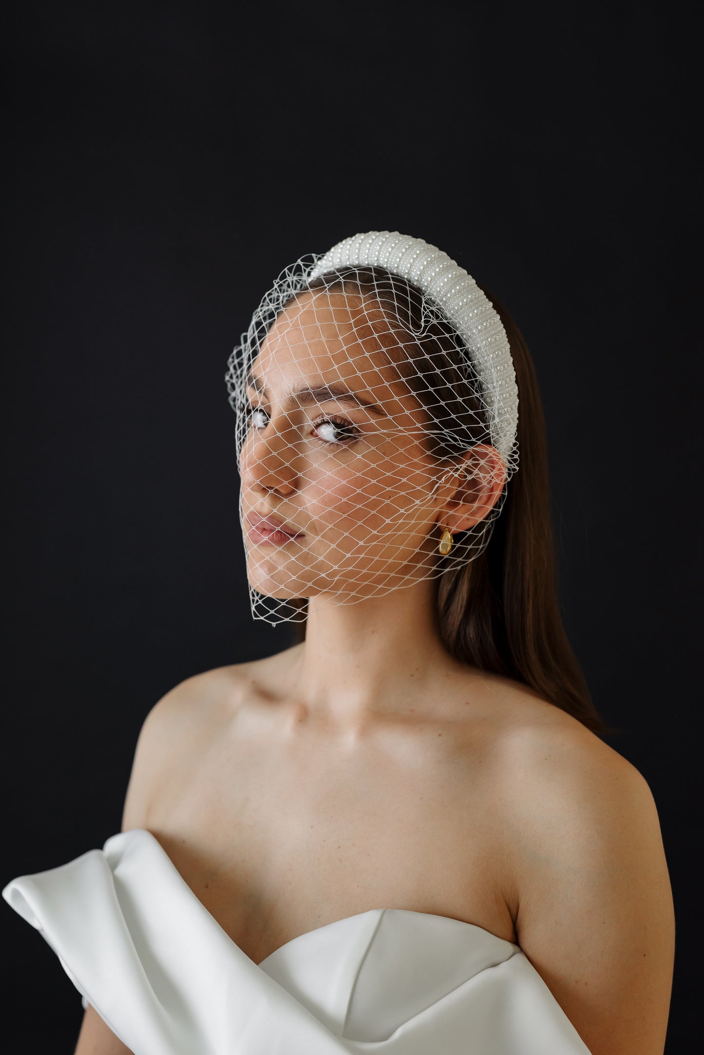 Elliott birdcage veil