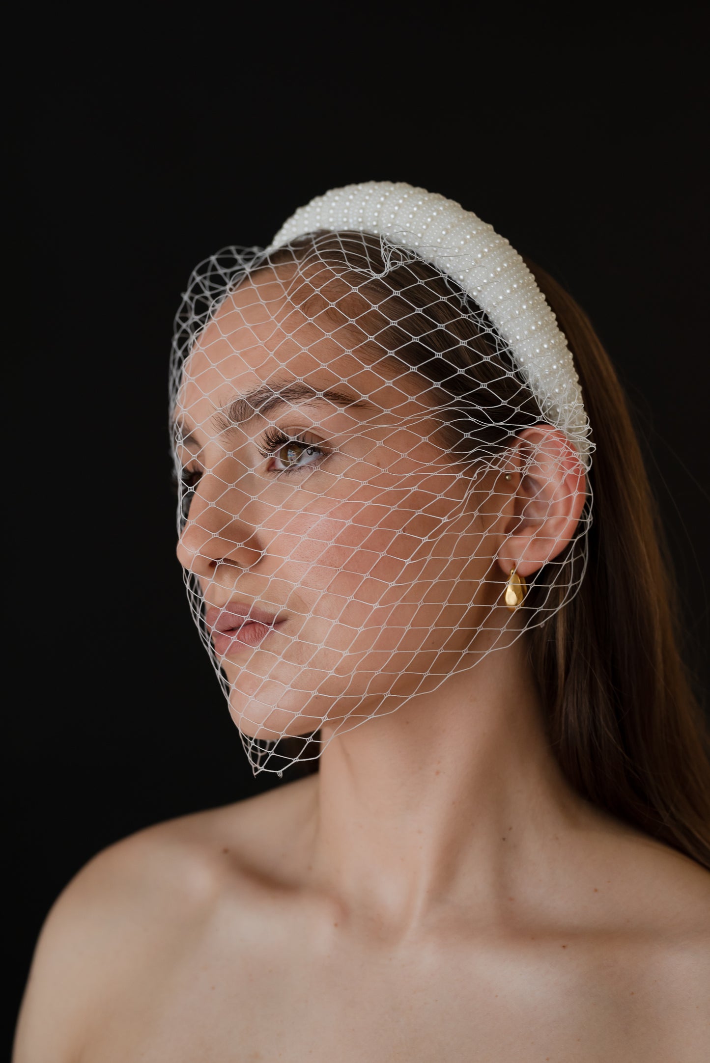 Elliott birdcage veil